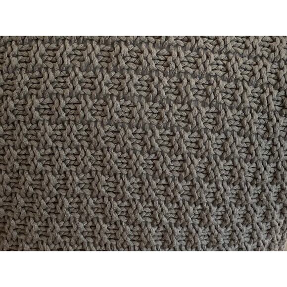 Chico's Olive Green Open Chunky Knit Sweater Vest, Cotton Blend, Size M - Picture 6 of 12